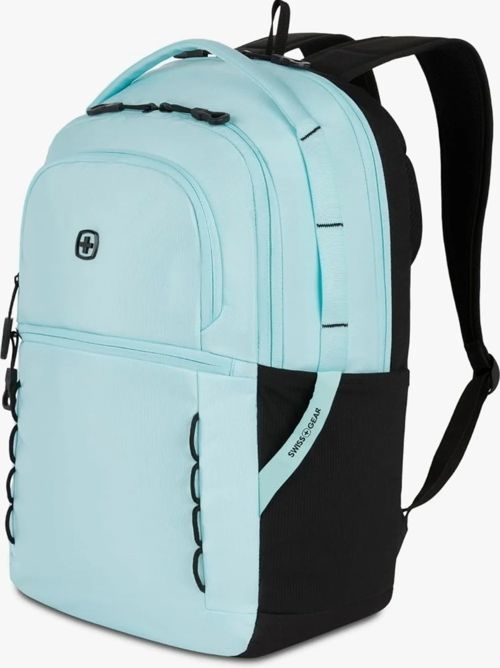 SwissGear Aqua Blue Men's Backpack with Black Accents